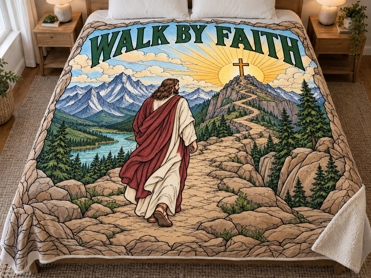 Walk by Faith — colored artwork inspiration