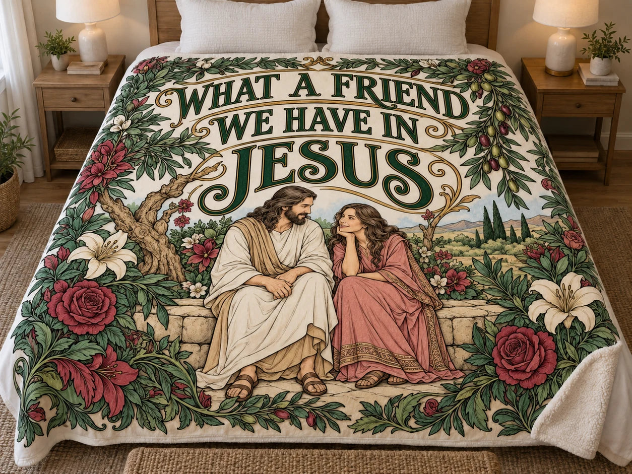 What a Friend We Have in Jesus — colored artwork inspiration